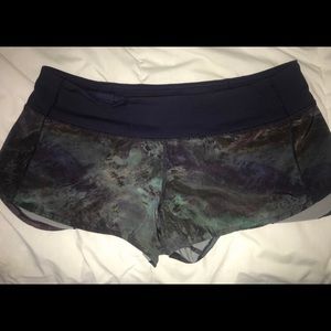 Lululemon speed shorts 2.5 in inseam size 10 rare